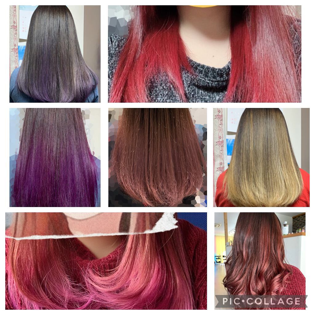 ひぽた✤投稿ある方フォロバ on LIPS 「今までしてきた髪色一覧の一部です!なにか参考になれば嬉しいです..」(2枚目)