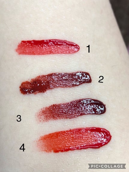 Kiss Charming Lip Glaze with light color /HIH/リップグロスを使ったクチコミ(4枚目)