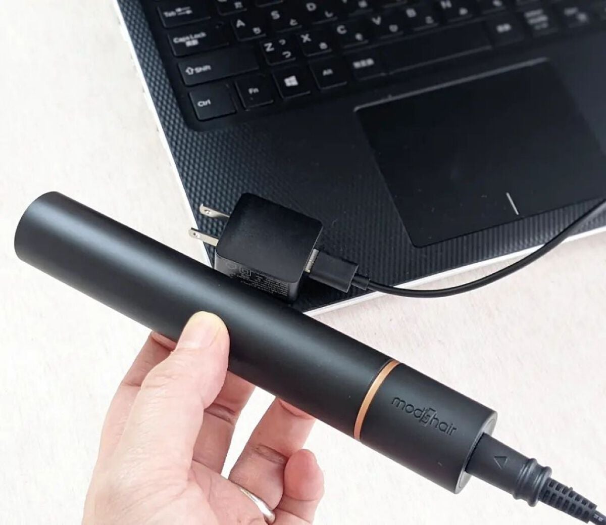 スタイリッシュ モバイルヘアアイロン(MHS-1342)/mod's hair/ストレートアイロンを使ったクチコミ(5枚目)