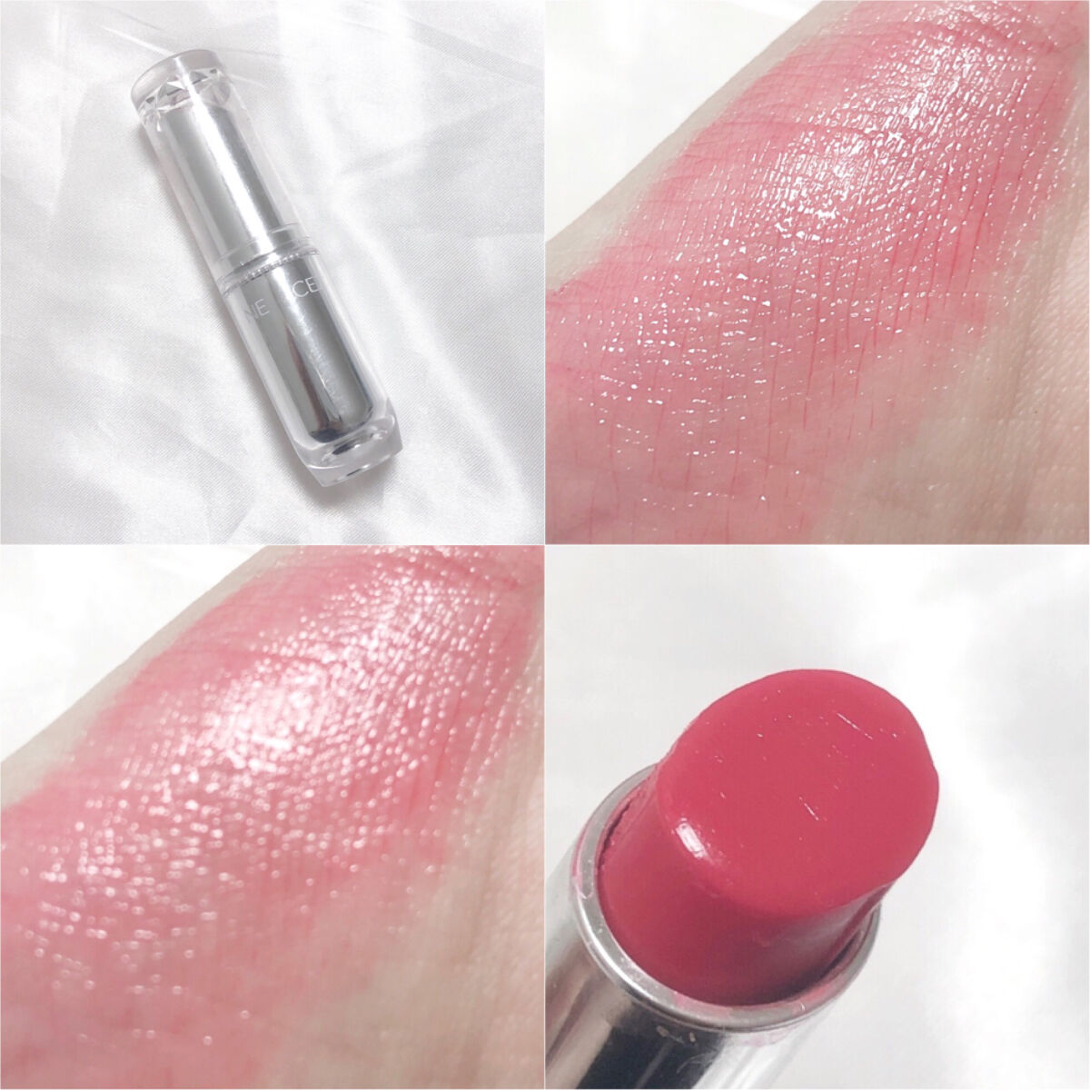 ラスティンググロスリップ/CEZANNE/口紅を使ったクチコミ（2枚目）