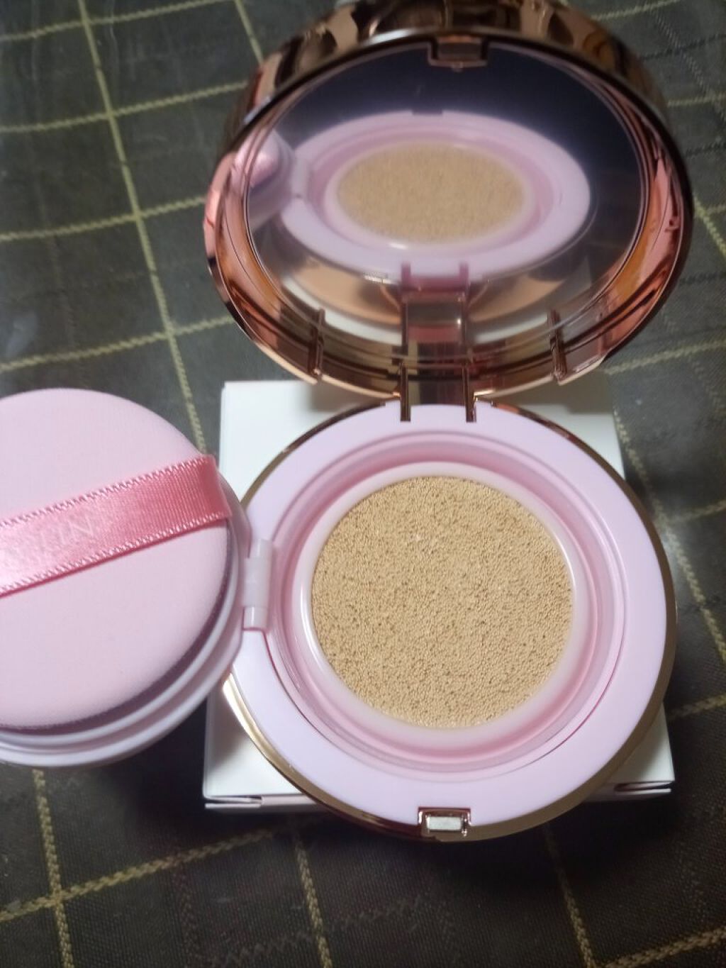 ピンクティーツリーカバークッション/APLIN/クッションファンデーションを使ったクチコミ（2枚目）