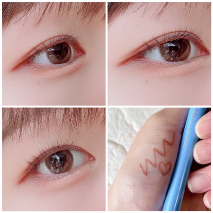 「密着アイライナー」極細クリームペンシル/デジャヴュ/ペンシルアイライナーを使ったクチコミ(2枚目)