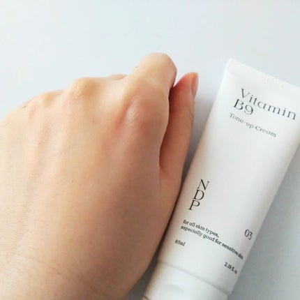 ビタミンB9トーンアップクリーム/NATURAL DERMA PROJECT/化粧下地を使ったクチコミ(4枚目)