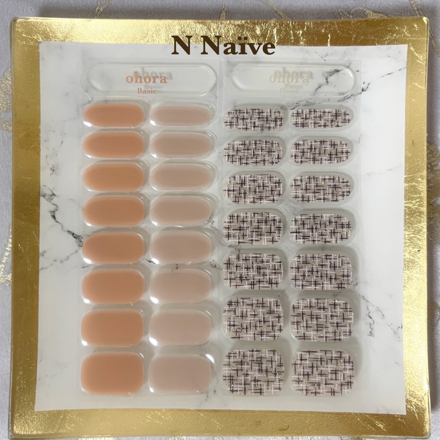 セミキュアジェルネイル(ハンド)/ohora/ネイルシールを使ったクチコミ(2枚目)