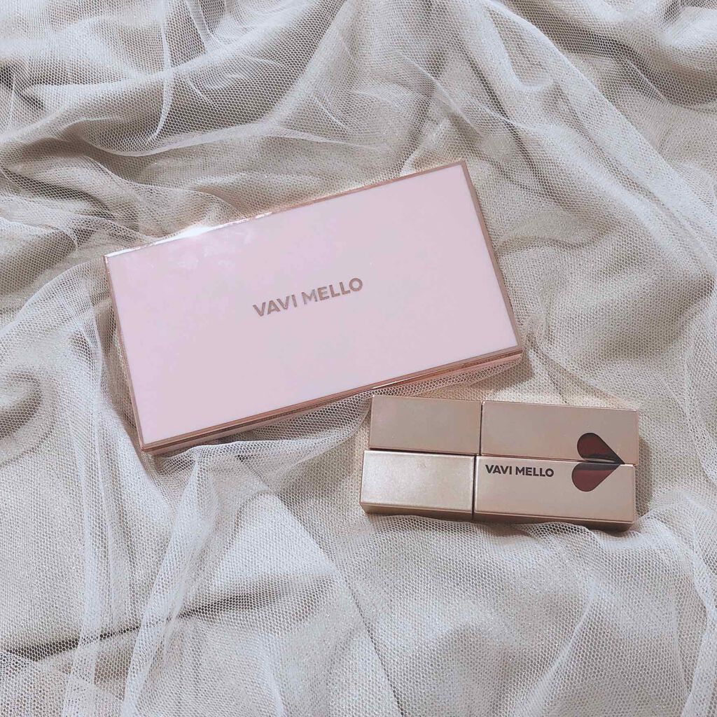 バレンタインボックス3ローズモーメント/VAVI MELLO/アイシャドウパレットを使ったクチコミ（1枚目）