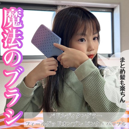 パドルディタングラー フィールグッドオンブレ /ウェットブラシ/ヘアブラシを使ったクチコミ(1枚目)