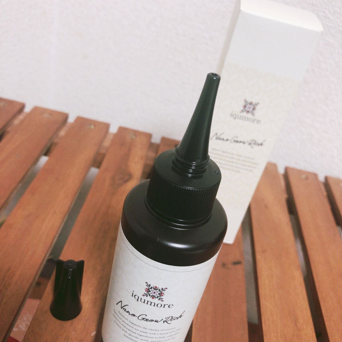 ナノグロウリッチ/iqumore/頭皮ローションを使ったクチコミ（2枚目）