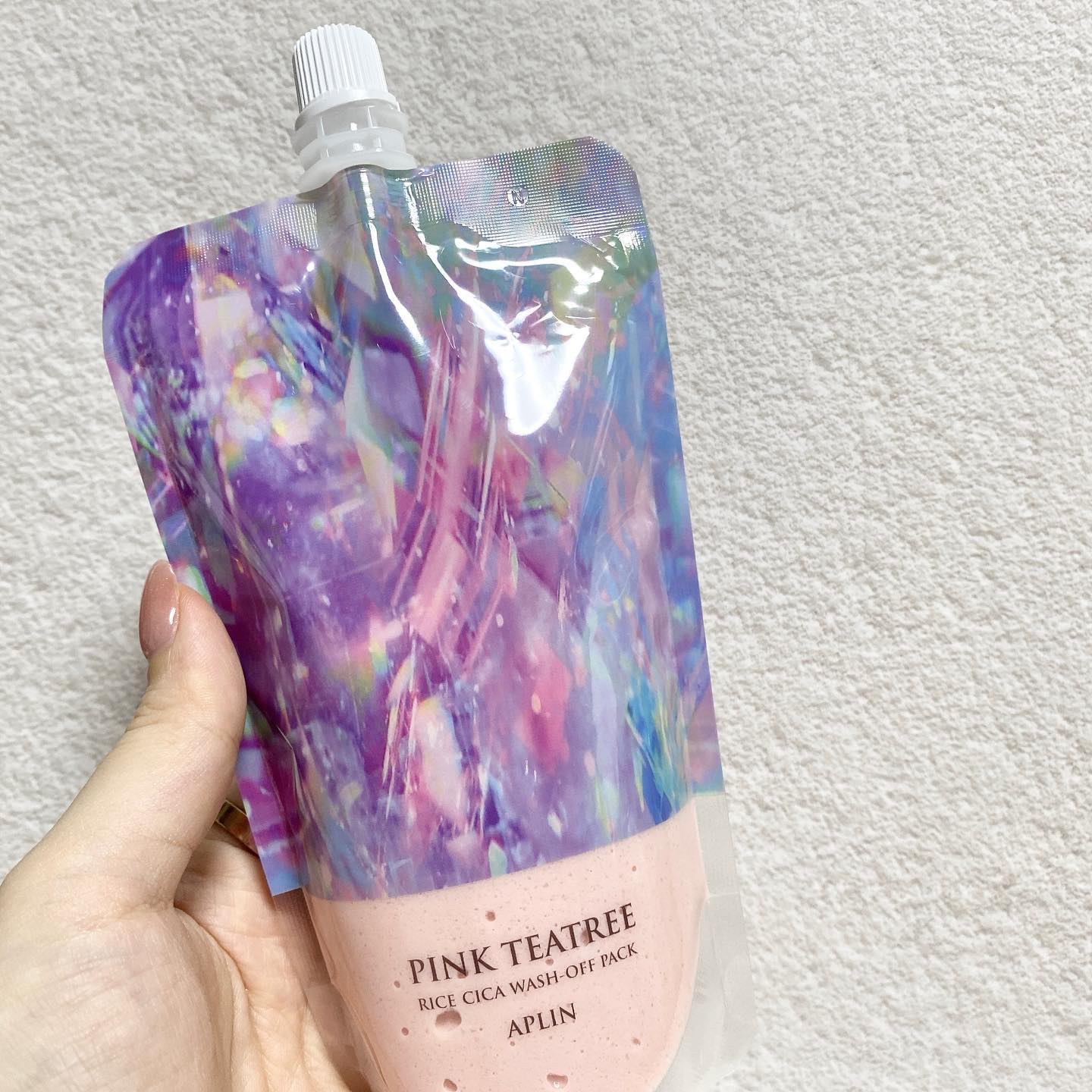 ピンクティーツリーライスシカウォッシュオフパック/APLIN/洗い流すパック・マスクを使ったクチコミ（2枚目）