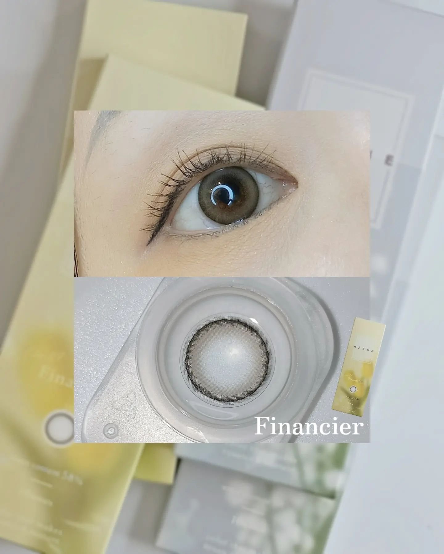 HARNE 1day/HARNE/ワンデー（１DAY）カラコンを使ったクチコミ（3枚目）