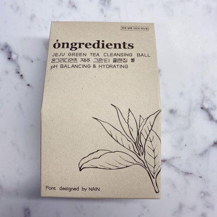 Jeju Green Tea Cleansing Ball/Ongredients/洗顔石鹸を使ったクチコミ(8枚目)