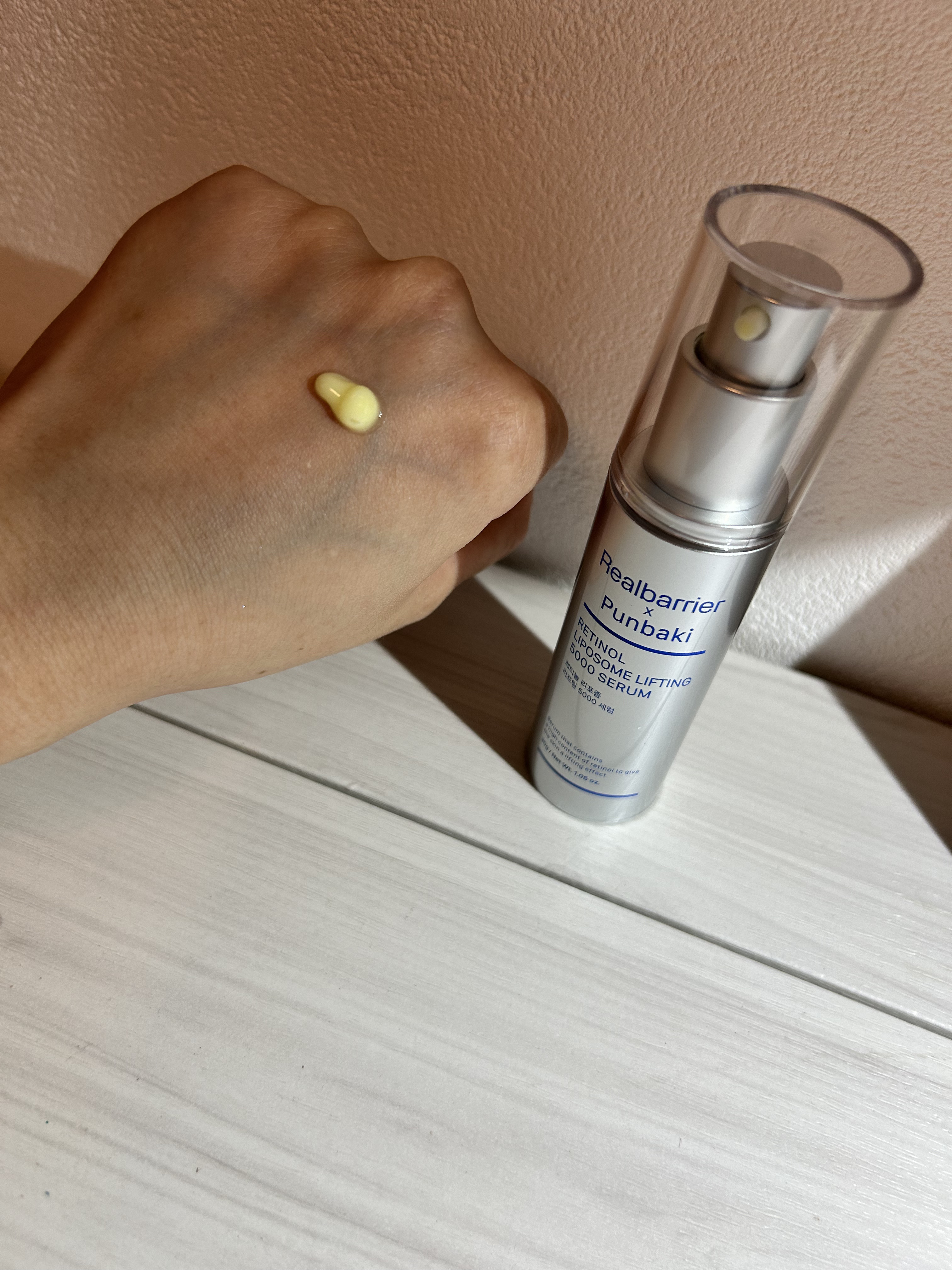 レチノールリポソームリフティング 5000セラム/Real Barrier/美容液を使ったクチコミ（2枚目）