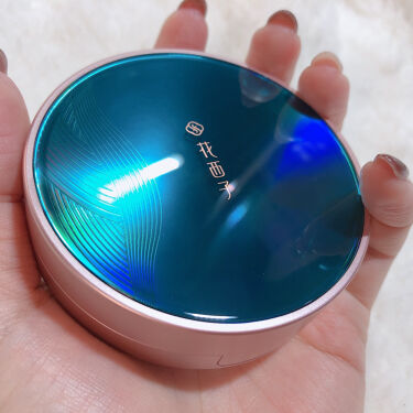 試してみた 玉女桃花絹糸 プレストフェイスパウダー 花西子のリアルな口コミ レビュー Lips