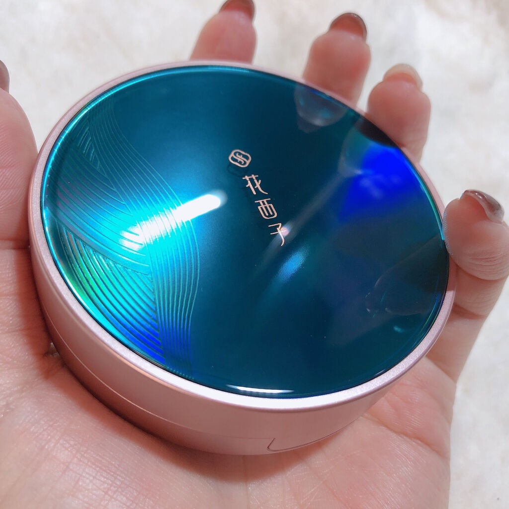 玉女桃花絹糸 プレストフェイスパウダー/花西子/プレストパウダーを使ったクチコミ(2枚目)