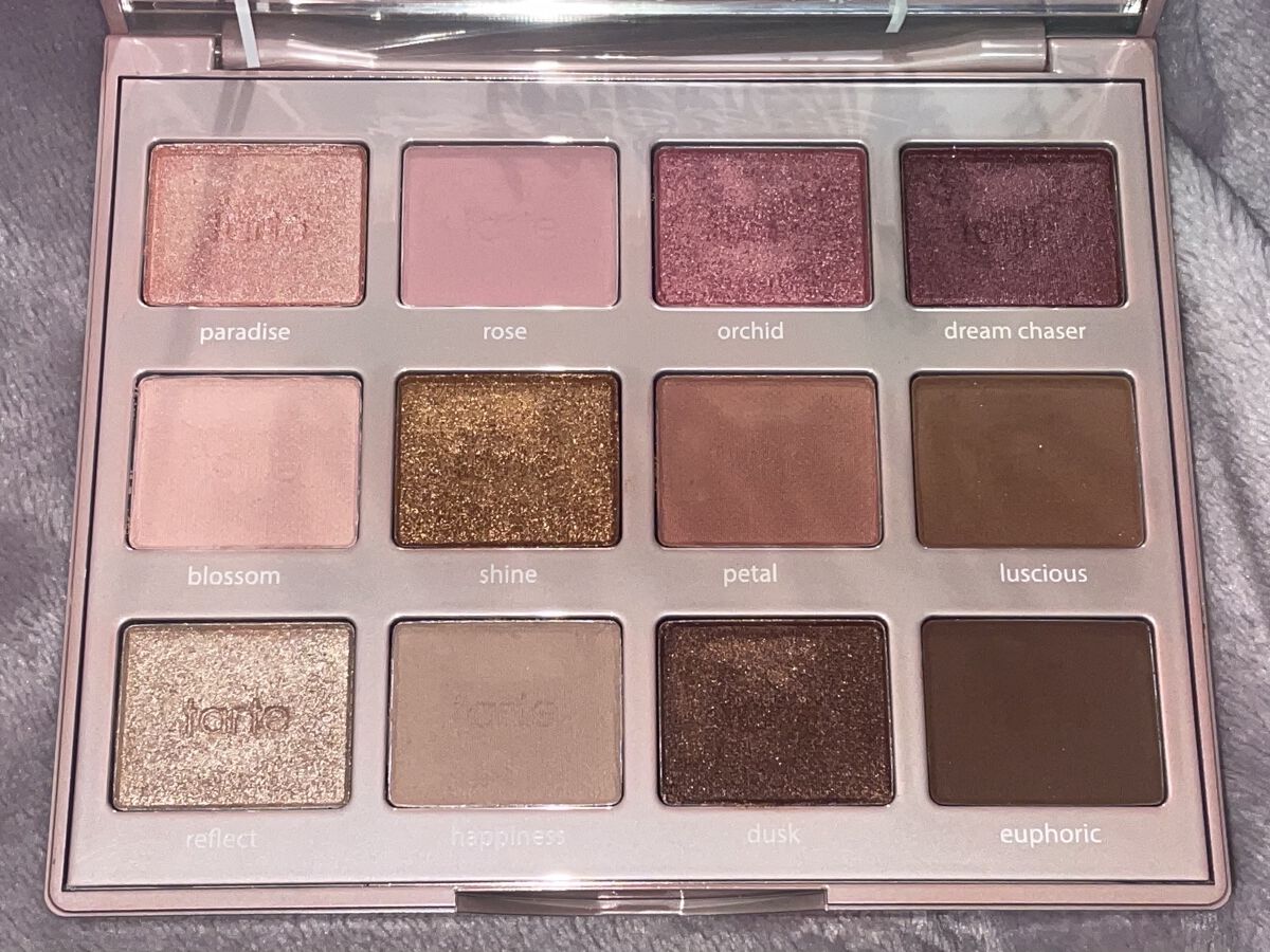 タルトレット ジューシー  アマゾニアンクレイ アイシャドウ パレット/tarte/アイシャドウパレットを使ったクチコミ（3枚目）