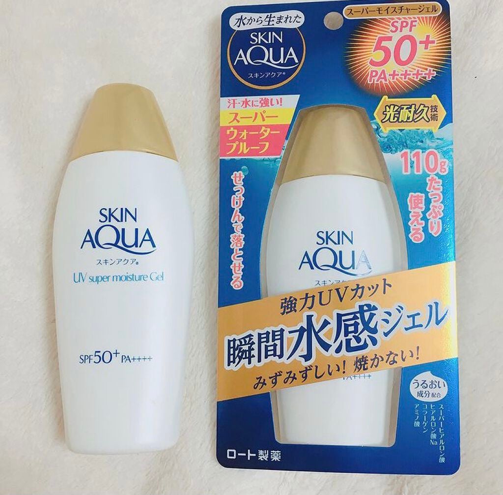 スキンアクア スーパーモイスチャージェル/スキンアクア/日焼け止めジェルを使ったクチコミ(1枚目)
