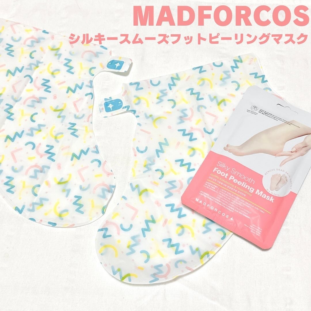 シルキースムーズフットピーリングマスク/MADFORCOS/レッグ・フットケアを使ったクチコミ(4枚目)