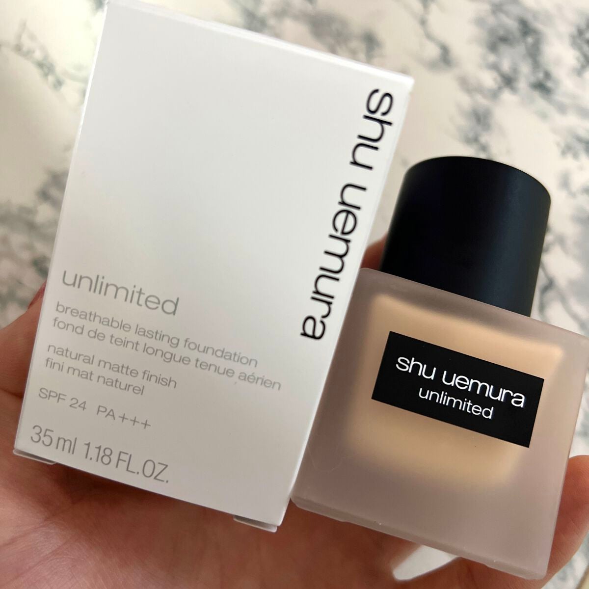 (旧)アンリミテッド ラスティング フルイド/shu uemura/リキッドファンデーションを使ったクチコミ(1枚目)