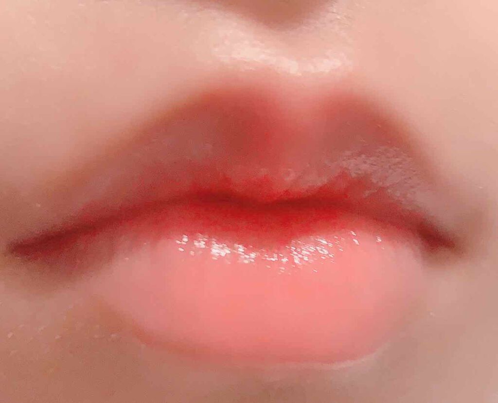 メルティカラー ティントリップ コーラルピンク/フォーチュン/リップティントを使ったクチコミ（2枚目）