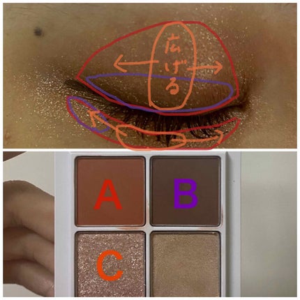 THE アイパレR/b idol/アイシャドウパレットを使ったクチコミ(3枚目)