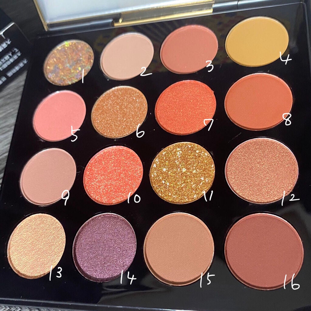 大英博物館 エジプトシリーズ アイシャドウパレット/ZEESEA/アイシャドウパレットを使ったクチコミ(3枚目)