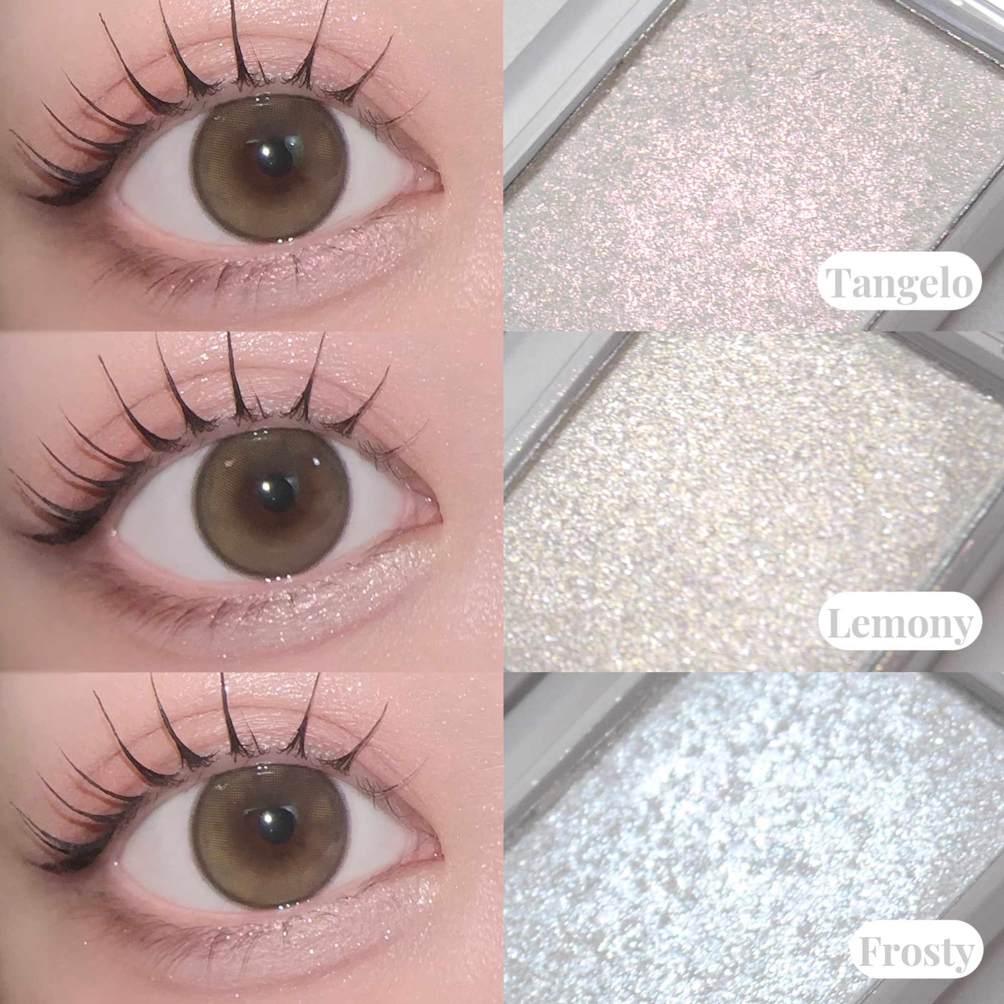 マイフェイブ　ピースアイフローズン/HOLIKA HOLIKA/単色アイシャドウを使ったクチコミ（3枚目）