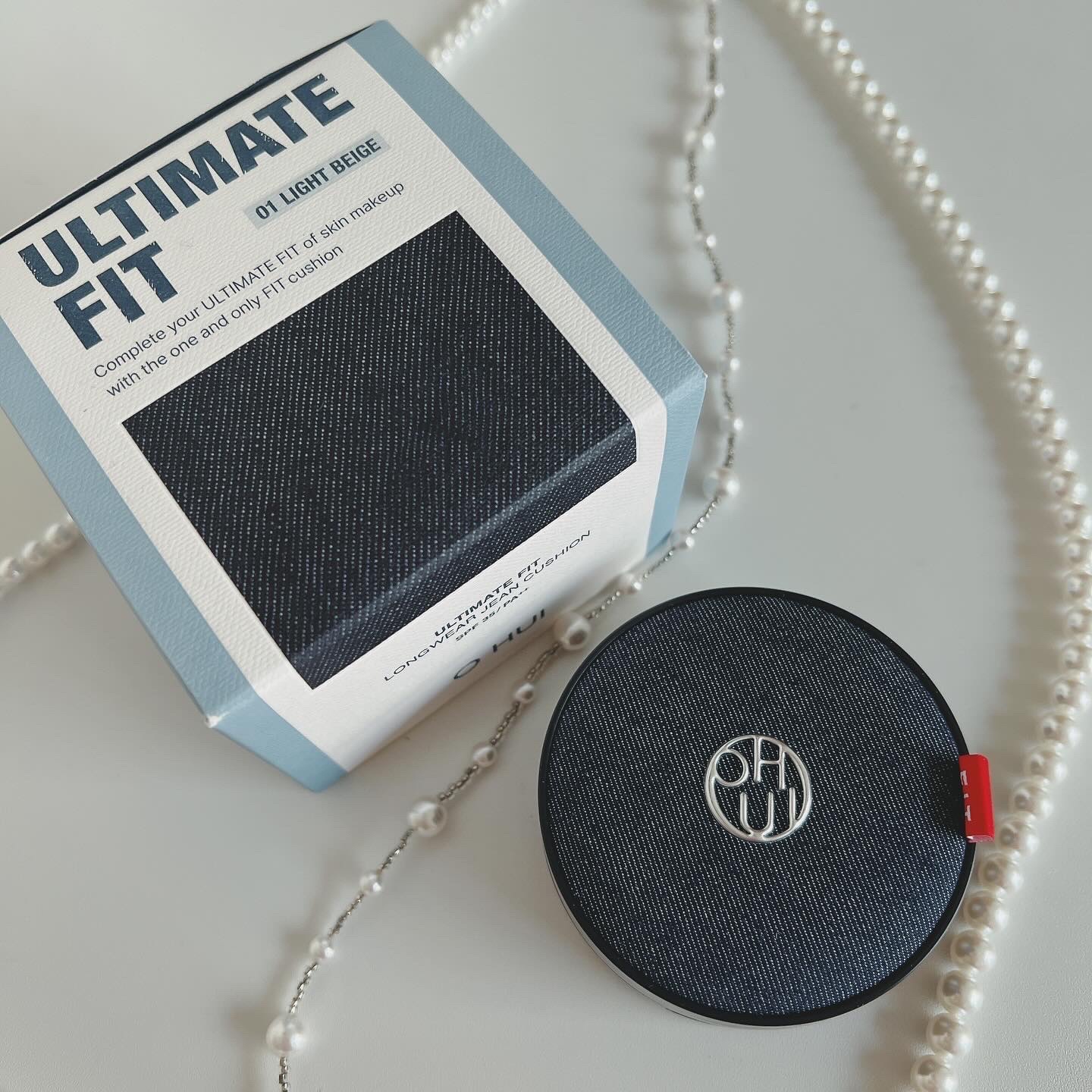 アルティメットフィット ロングウェアデニムクッション/OHUI/クッションファンデーションを使ったクチコミ（2枚目）