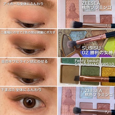 GODDESS 9 EYESHADOW/SUSISU/アイシャドウパレットを使ったクチコミ（5枚目）