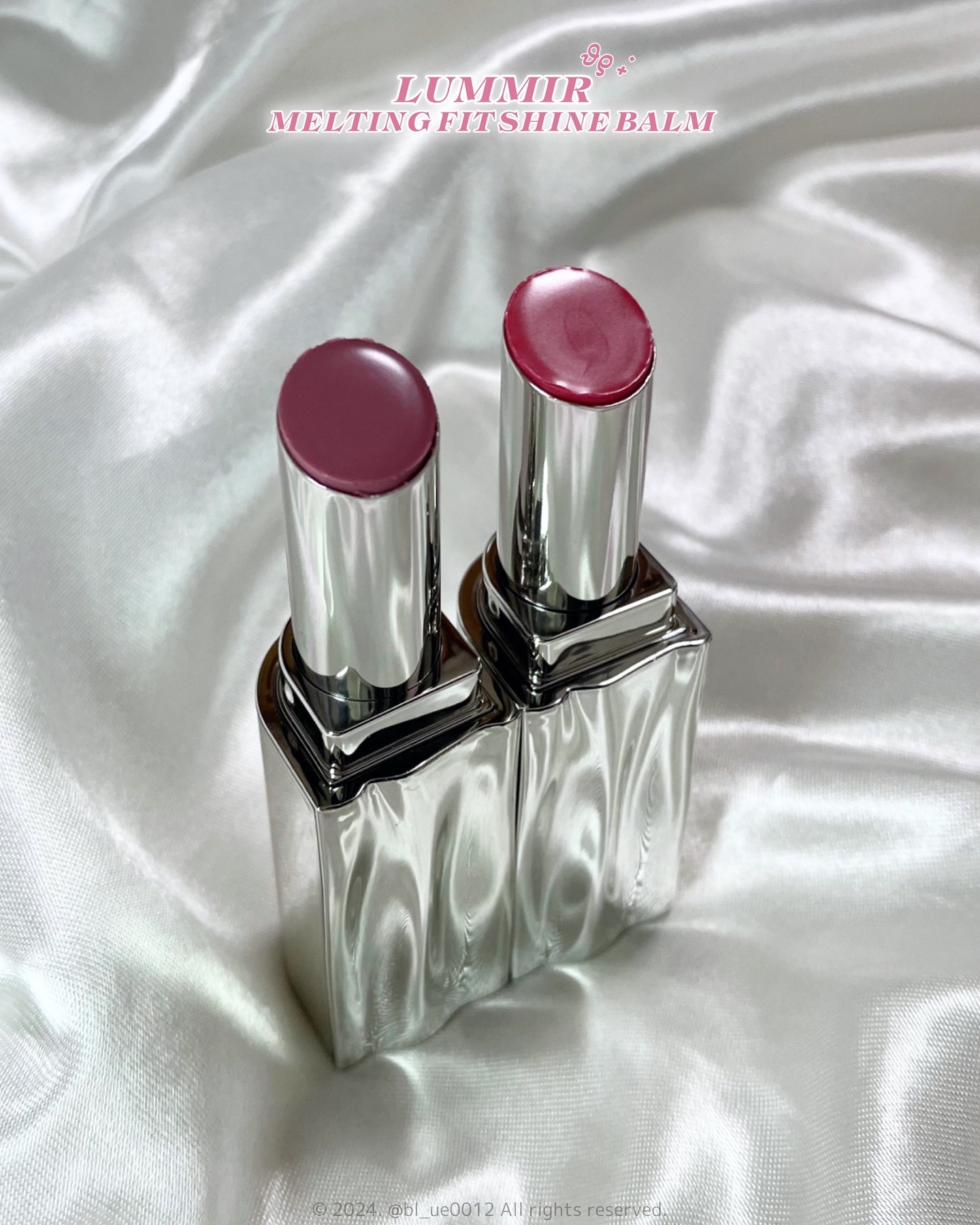 MELTING FIT SHINE BALM/Lummir/口紅を使ったクチコミ（3枚目）