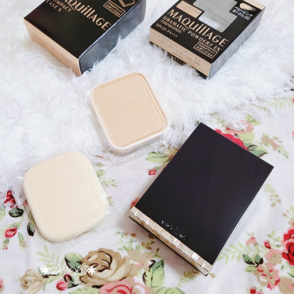 ドラマティックパウダリー EX/マキアージュ/パウダーファンデーションを使ったクチコミ(3枚目)