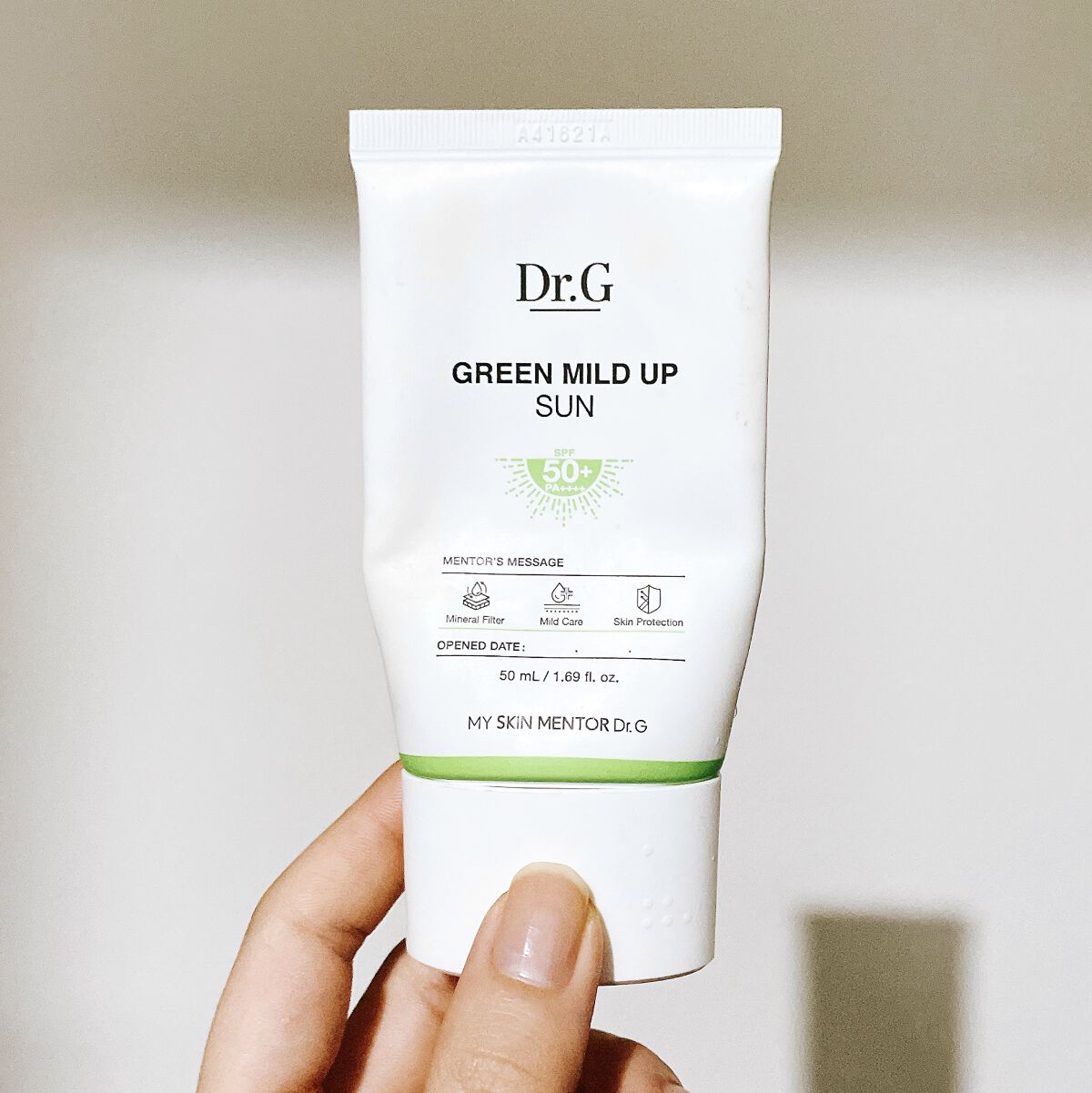 グリーンマイルドアップサンプラス/Dr.G/日焼け止めクリームを使ったクチコミ（1枚目）