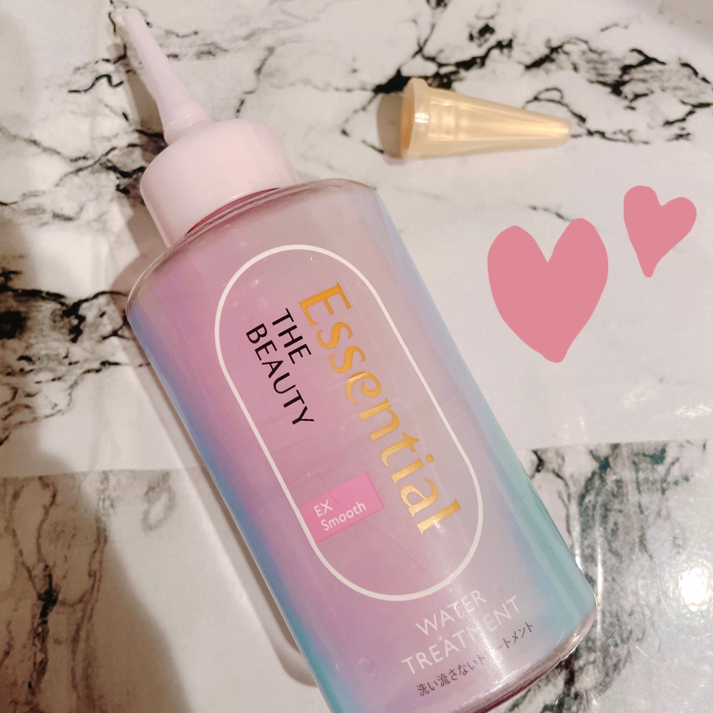 エッセンシャル プレミアム ウォータートリートメント EXスムース/エッセンシャル/アウトバストリートメントを使ったクチコミ(3枚目)