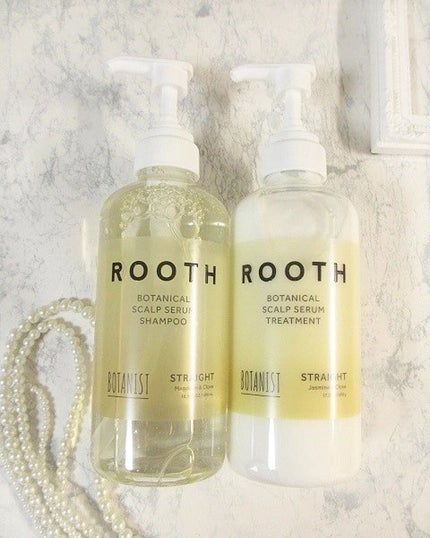 ルース ボタニカルスカルプセラム シャンプー・トリートメント(ストレート)/BOTANIST/市販シャンプーを使ったクチコミ(1枚目)