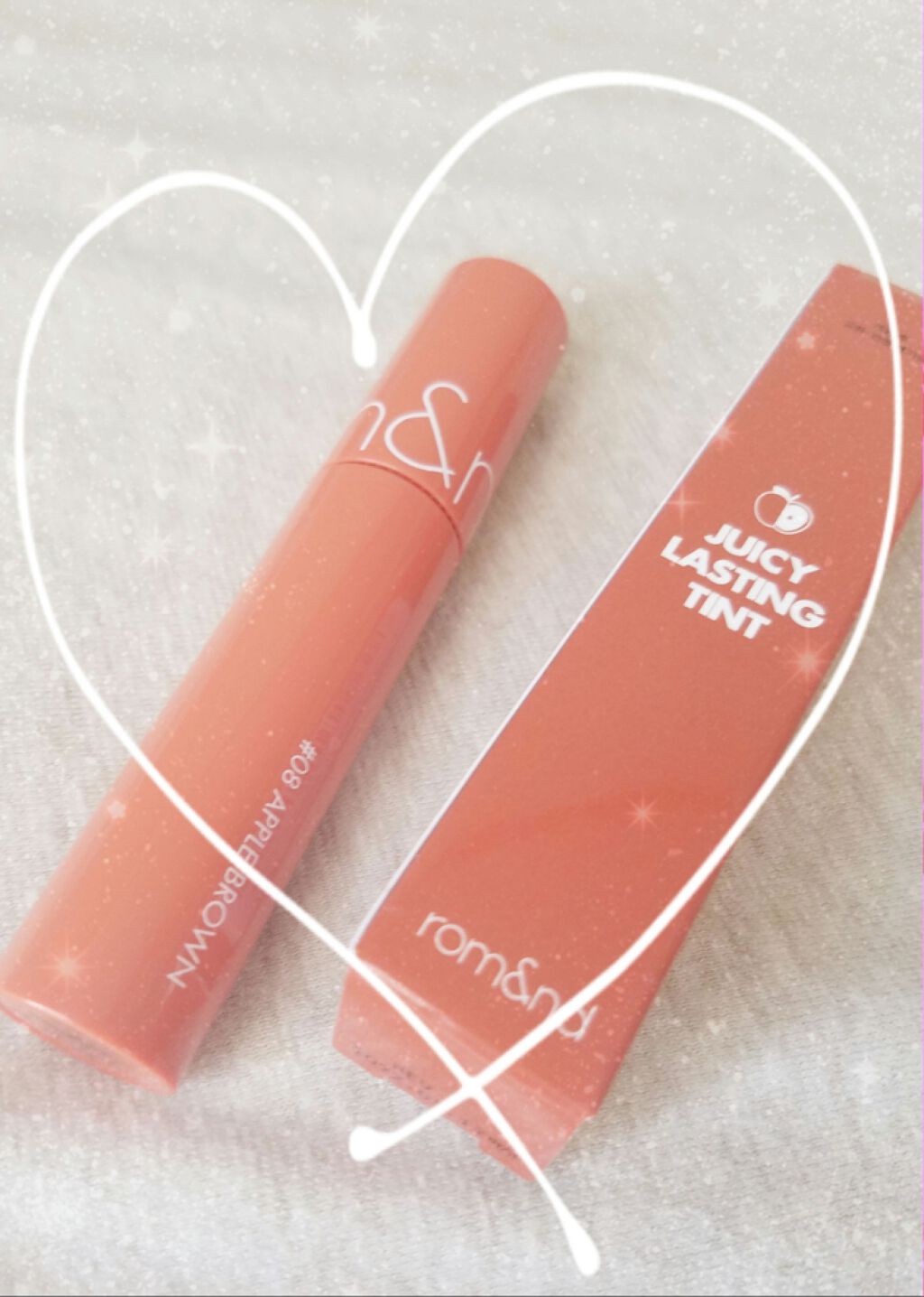 ジューシーラスティングティント/rom&nd/リップティントを使ったクチコミ(1枚目)