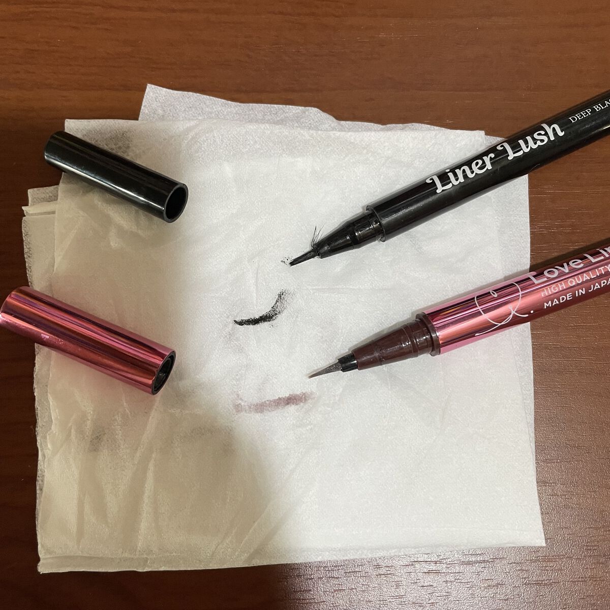 ライナーラッシュリキッドアイライナー/エスタ/リキッドアイライナーを使ったクチコミ（2枚目）