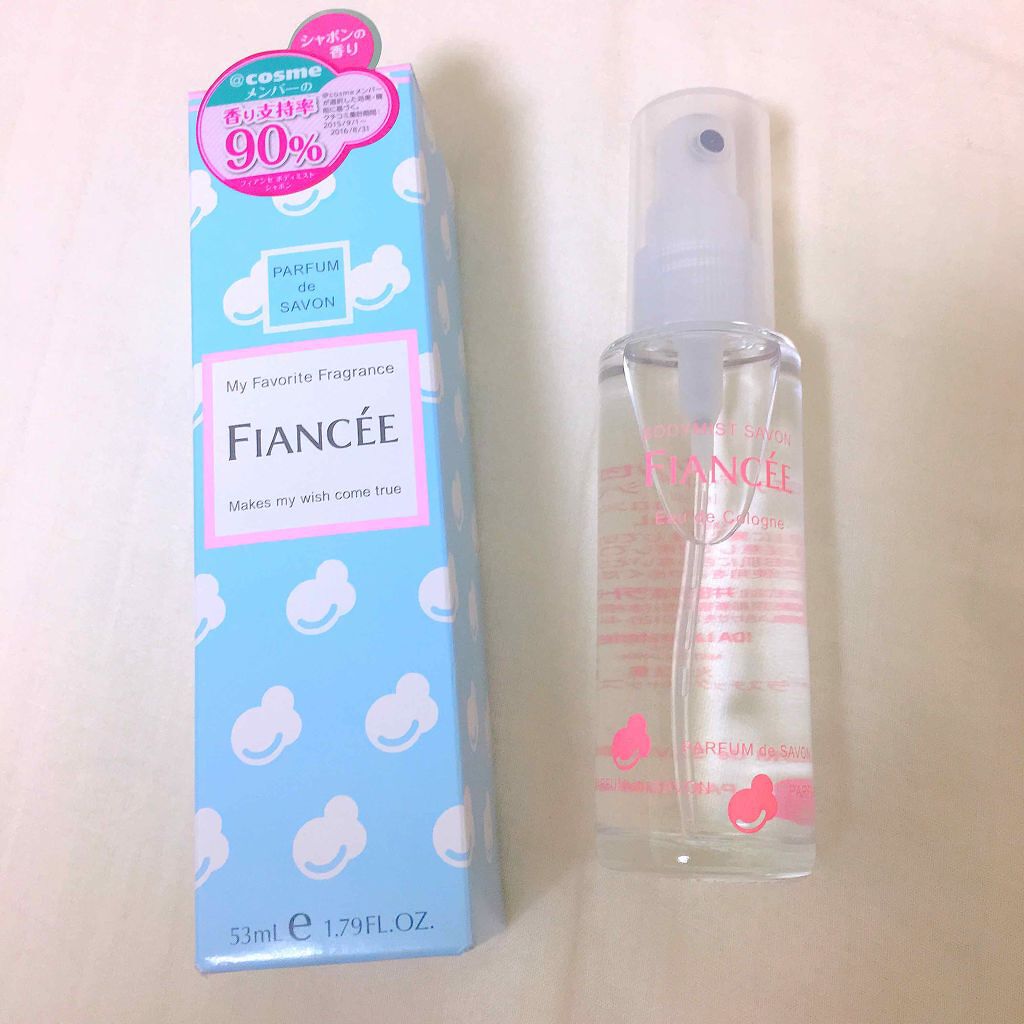 ボディミスト シャボン/フィアンセ/香水(レディース)を使ったクチコミ（1枚目）
