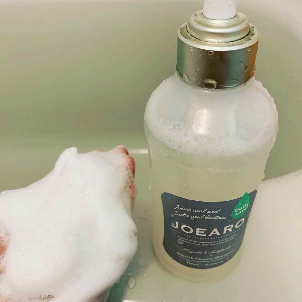 スムースクレンズシャンプー／スムーススリークトリートメント シャンプー/JOEARO/市販シャンプーを使ったクチコミ（3枚目）