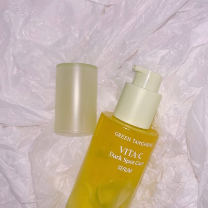 グリーンタンジェリン ビタC ダークスポットケアセラム/goodal/美容液を使ったクチコミ(4枚目)
