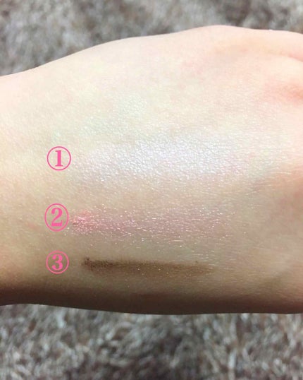 グラデカラーアイシャドウ/media/アイシャドウパレットを使ったクチコミ(2枚目)