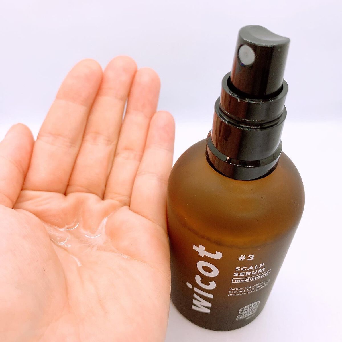 薬用スカルプセラム/wicot/頭皮ローションを使ったクチコミ（3枚目）