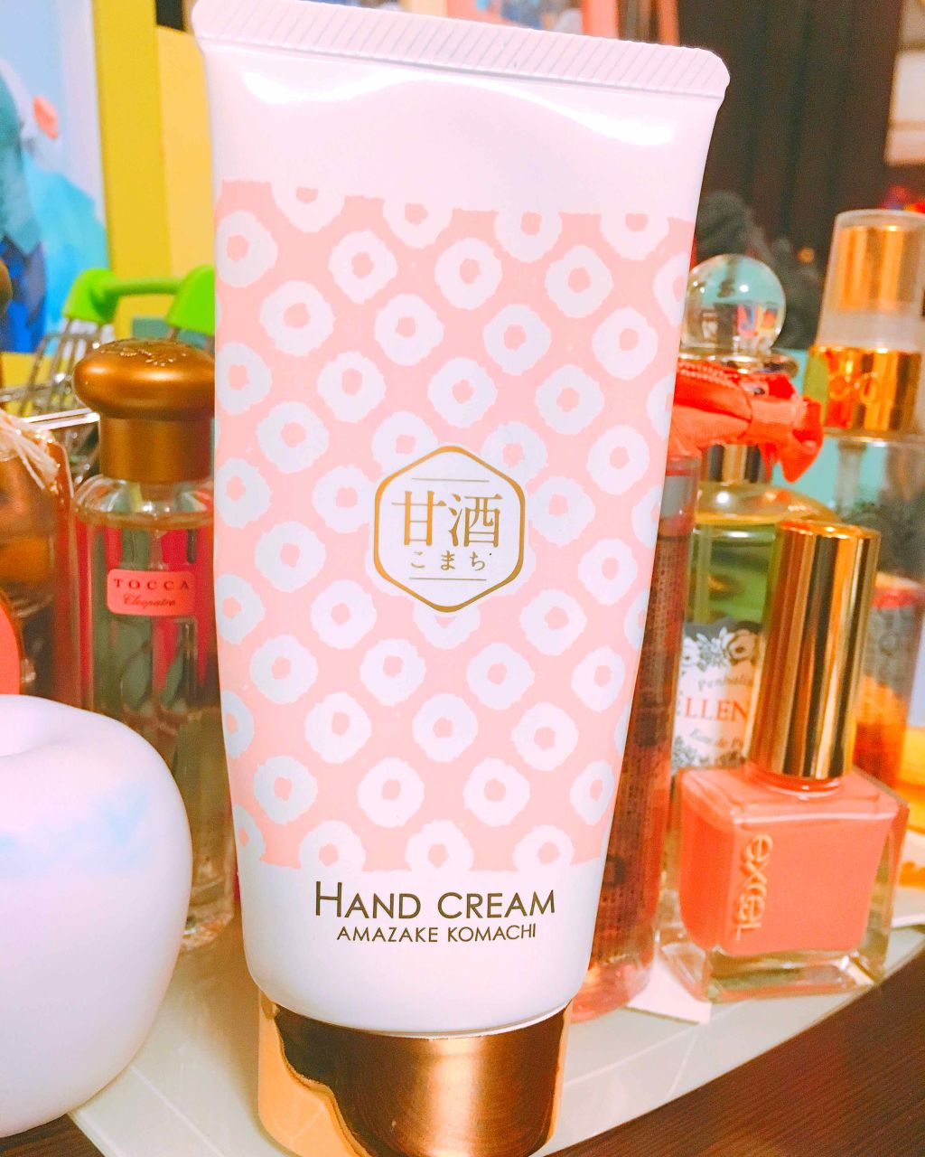 甘酒こまち 酒粕と米麹エキス ハンドクリーム/コスメテックスローランド/ハンドクリームを使ったクチコミ(1枚目)