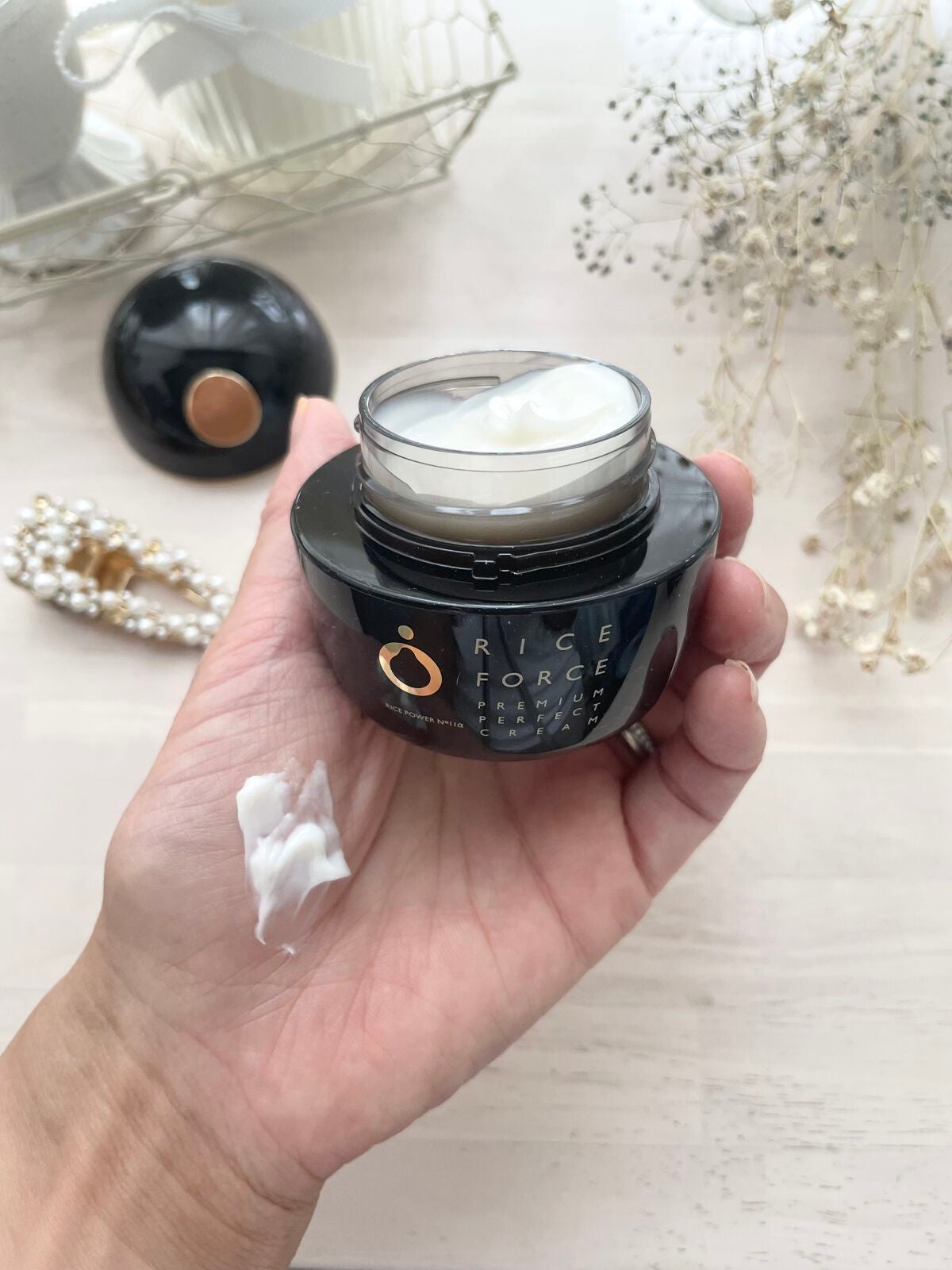 プレミアムパーフェクトクリーム/ライスフォース/フェイスクリームを使ったクチコミ(3枚目)