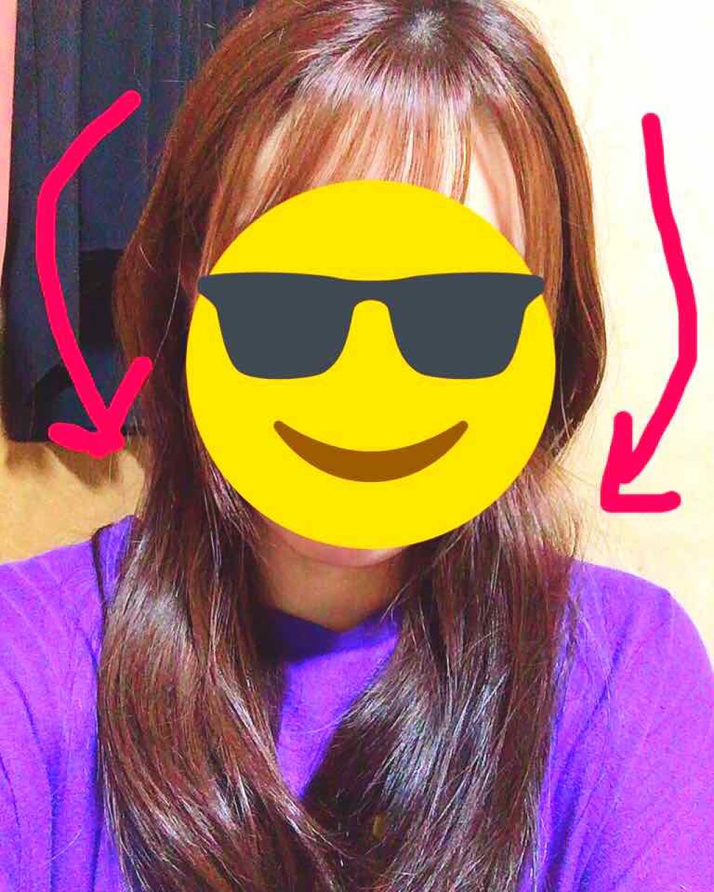 れい on LIPS 「こんにちは❁✿✾今日は、面長が目立たないヘアスタイルを紹介した..」(2枚目)