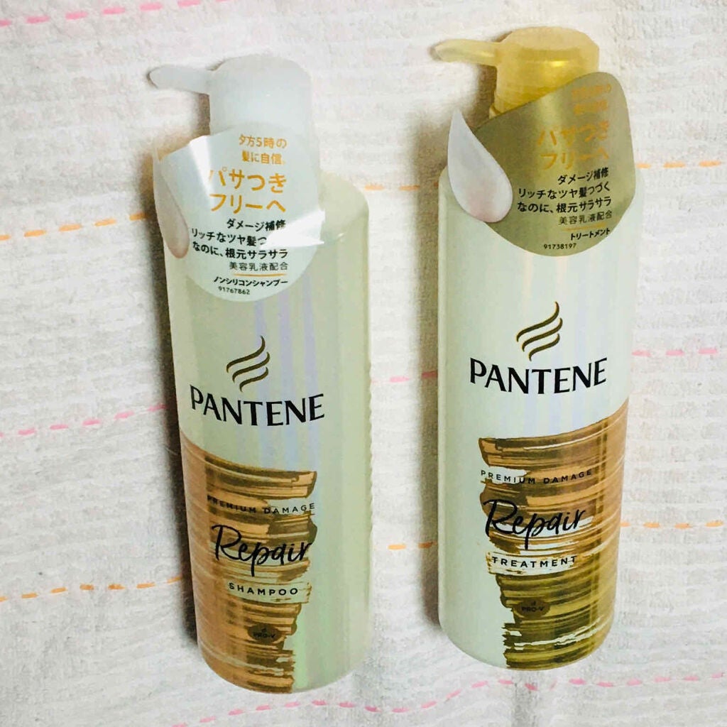 プレミアム ダメージ リペアー シャンプー/トリートメント/パンテーン/シャンプー・コンディショナーを使ったクチコミ(1枚目)