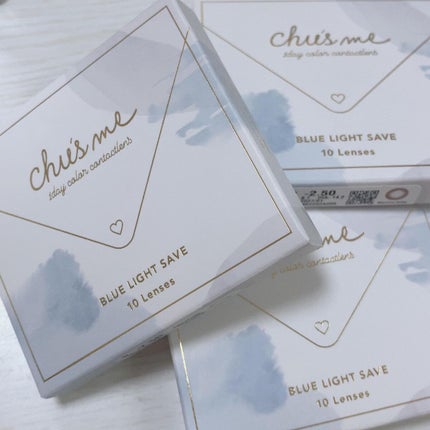 Chu's me BLUE LIGHT SAVE 1day/Chu's me/カラーコンタクトレンズを使ったクチコミ(8枚目)