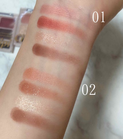 ドレッシーシャドウ/CipiCipi/アイシャドウパレットを使ったクチコミ(2枚目)