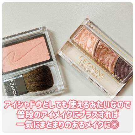 チークブラッシュ/CEZANNE/パウダーチークを使ったクチコミ(5枚目)