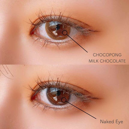 choco pong/THEPIEL/カラーコンタクトレンズを使ったクチコミ(2枚目)