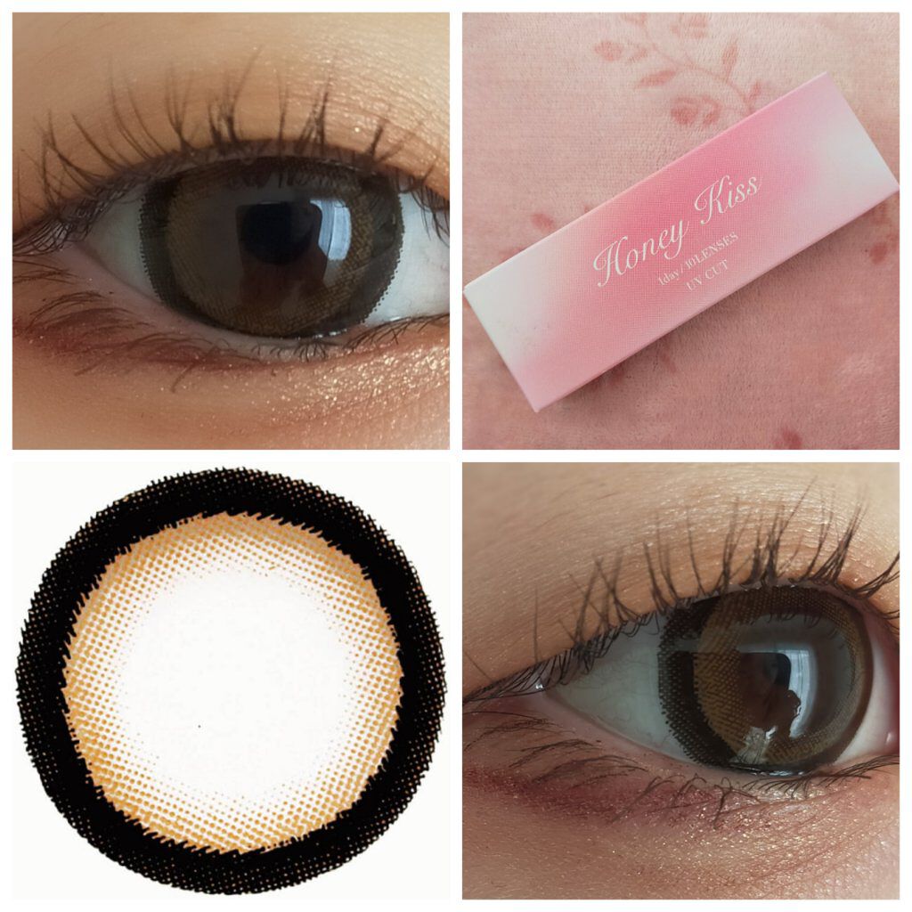 Honey kiss 1day ちゅるんブラウン/HoneyKiss/ワンデー（１DAY）カラコンを使ったクチコミ（2枚目）