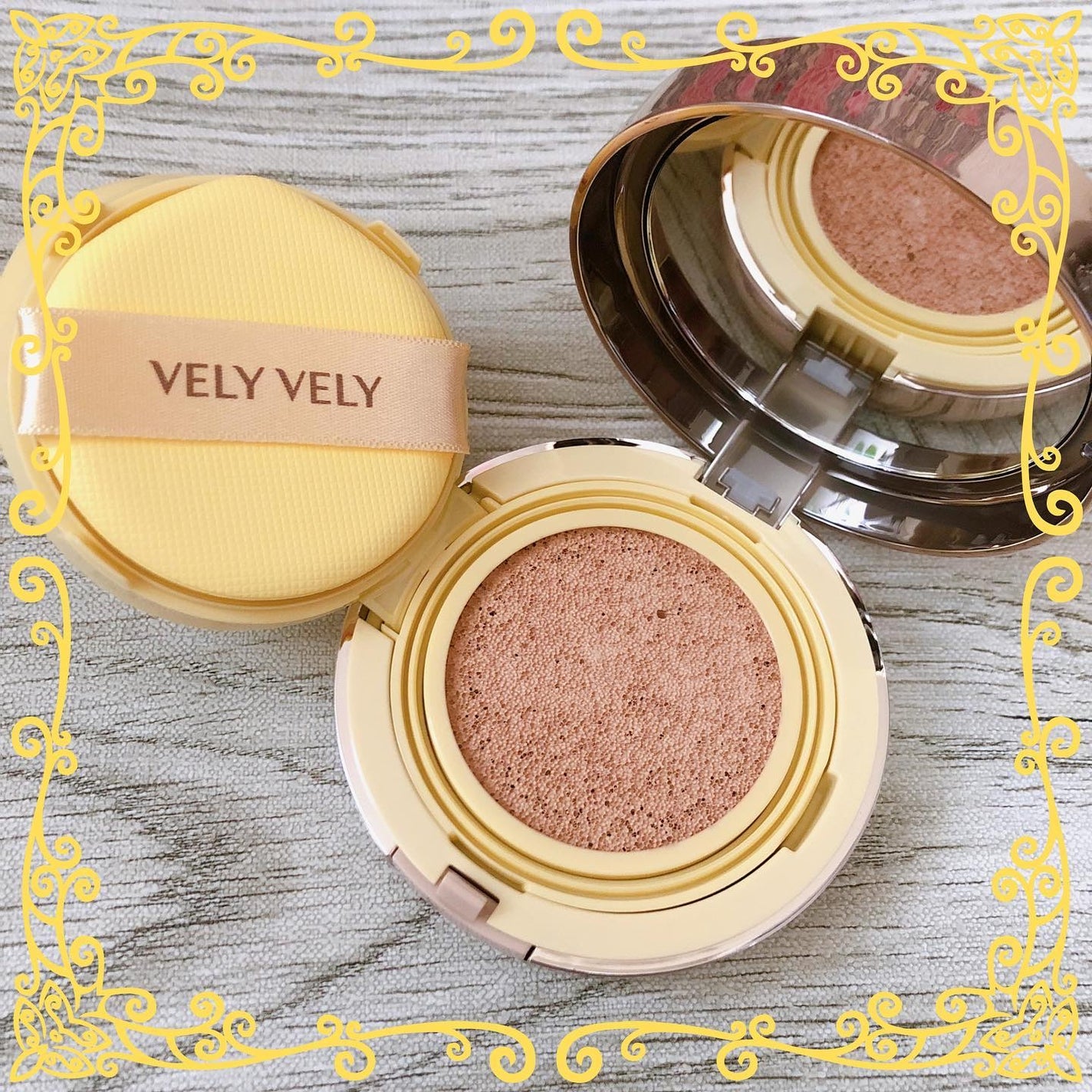 はちみつツヤ肌クッションファンデ/VELY VELY/クッションファンデーションを使ったクチコミ(5枚目)