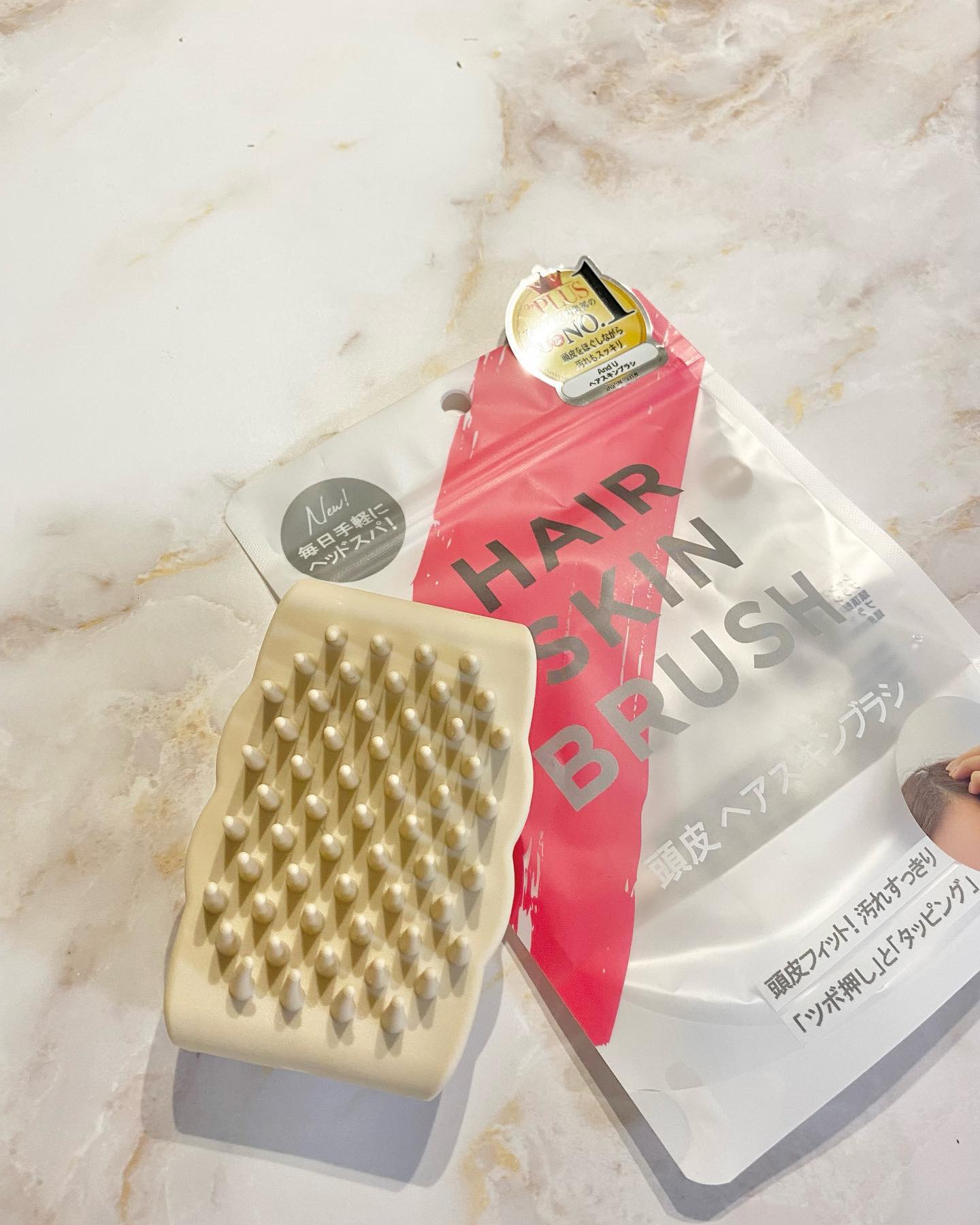 ヘアスキンブラシ/And U/スカルプブラシを使ったクチコミ（1枚目）